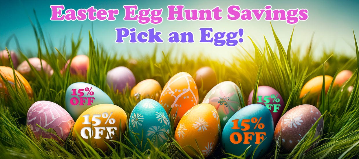 Easter Egg Hunt Savings... Pick an Egg!