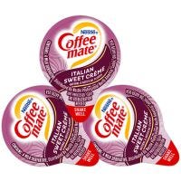 Coffee-mate Italian Sweet Creme Flavored Creamer Singles, No Refrigeration Needed, FoodService Bulk 180 count case.