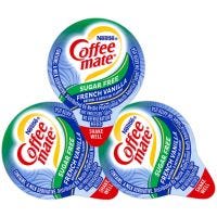 Coffee-mate Sugar Free French Vanilla Flavored Creamer Singles, No Refrigeration Needed, FoodService Bulk 180 count case.