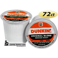 Dunkin Donuts Original Blend K-Cup Coffee 72 ct. Case