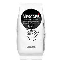 Nescafe French Vanilla Cappuccino Mix 2 lb. Bag | Commercial Food Service Vending Hot Beverage Flavored Powder Mix.