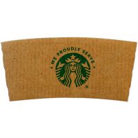 Starbucks Brand Logo Paper Hot Cup Sleeve Jackets
