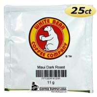 White Bear Maui Dark Roast Coffee Pods 25 count