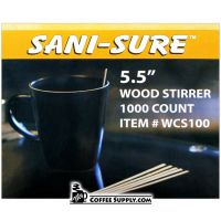 5.5 in. Wood Stirrer Stir Sticks