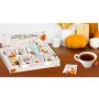 Bigelow Seasonal Tea Collection Gift Tray. 64 Herbal and Black Tea Bags, 8 Holiday Flavors.