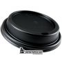 Black Domed Lid for Paper Cups