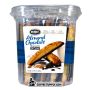 Nonni's Almond Chocolate Biscotti 24 ct. Tub, 40% Recycled PET Plastic, Individually Wrapped for Freshness.