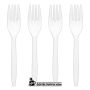 Plastic Forks Cutlery Medium Weight Tableware, 1,000 bulk case, eating, food service, restaurant, kitchen, break room, catering, cafeteria, drive thru packaging.