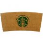 Starbucks Brand Logo Paper Hot Cup Sleeve Jackets