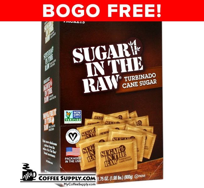 BOGO FREE Sale! Sugar In The Raw 200 ct. Box