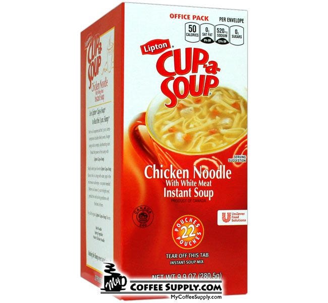 Chicken Noodle Cup-a-Soup Mix 22 ct. Box