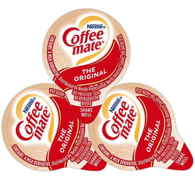 Coffee-mate The Original Liquid Creamers 180 Count 