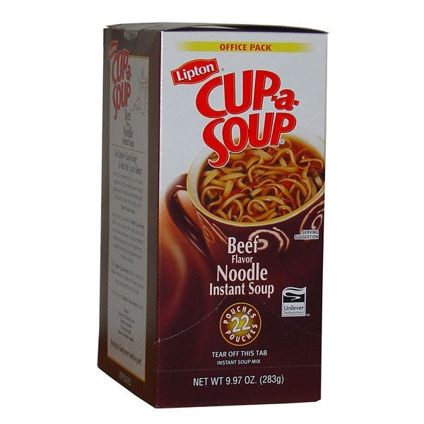 Lipton Beef Noodle Cup-a-Soup