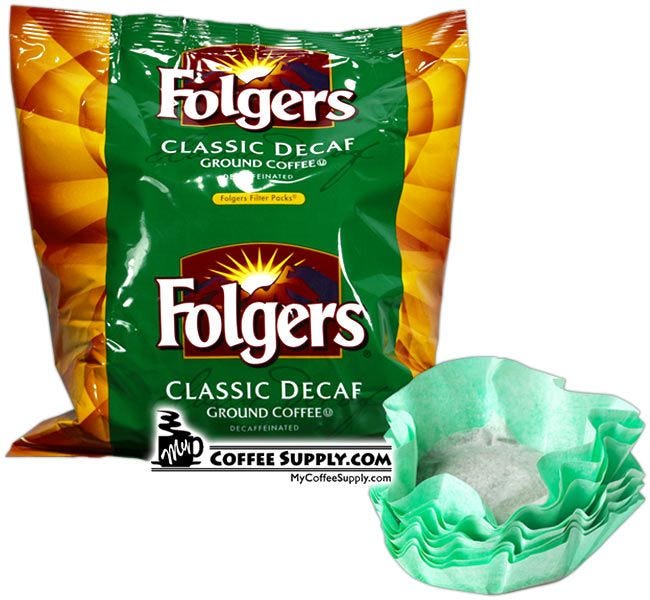 Folgers Filter Pack Classic DECAF | 40 - .9 oz