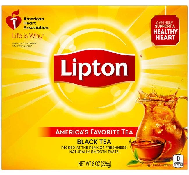 Lipton Tea Bags | Single Cup Hot Tea, Rainforest Alliance