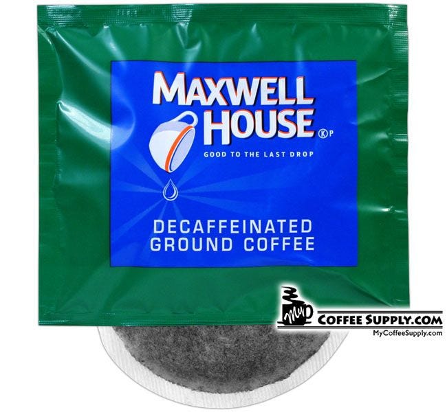 Maxwell House Filter Pack Decaf In Room | 100 - .7 oz