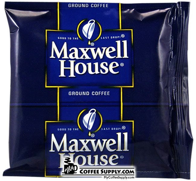 Maxwell House Hotel and Restaurant Coffee 192 / .2 oz. Bags