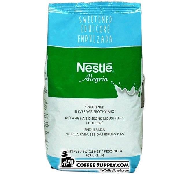 Nestle Alegria Sweetened Beverage Frothy Mix