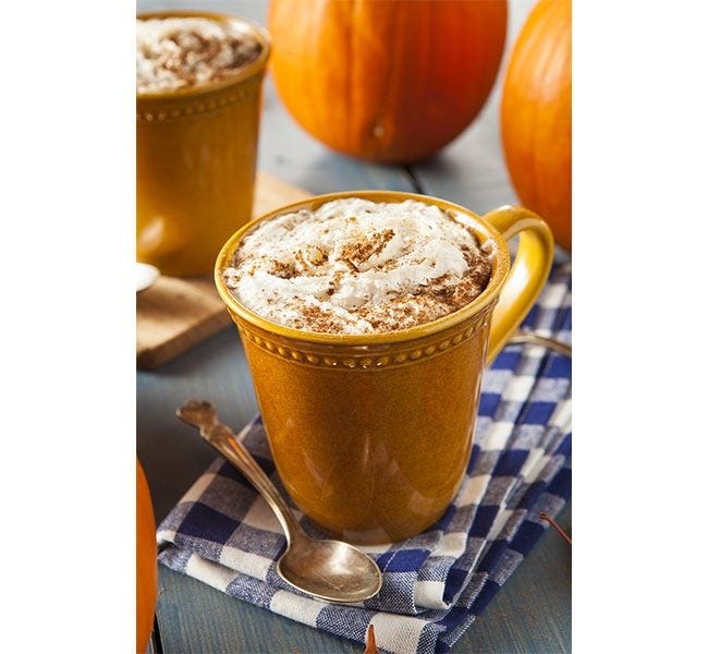 Pumpkin Spice Coffee-mate Creamer Cup, Drink Flavored Gourmet Coffee for Thanksgiving Holidays