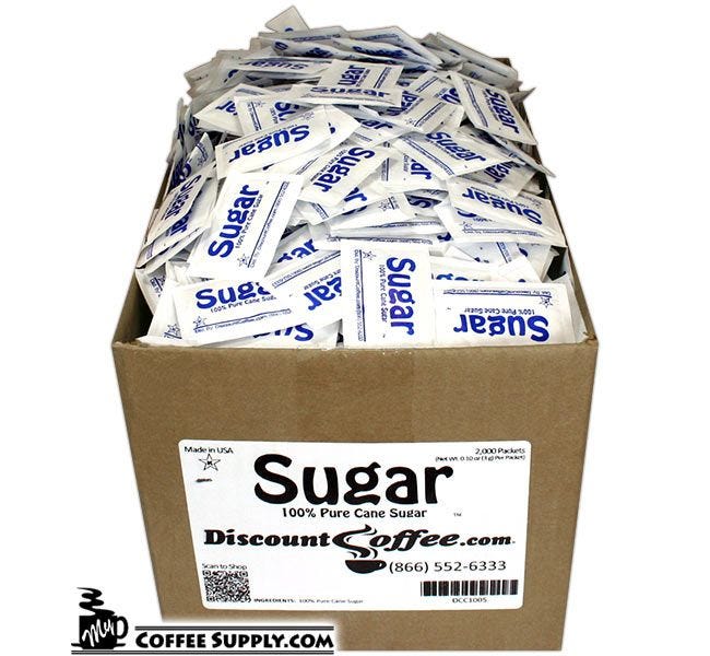 Sugar Packets Foodservice Bulk Case