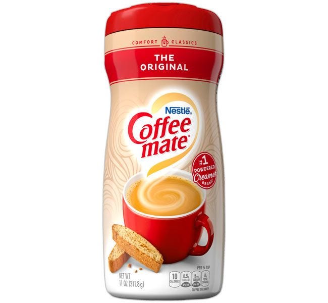 The Original Coffee-mate Creamer Canister | Nestle Non-Dairy Coffee Creamer 11 oz. Canisters, Gluten Free, Kosher.