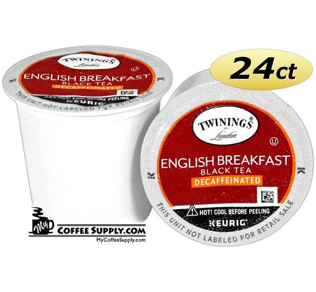 Twinings English Breakfast Tea Decaf K-Cup