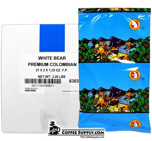 White Bear Premium Colombian Blend Filter Pack 42 - 1.25 oz