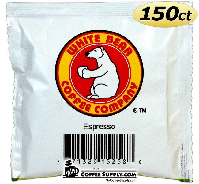 White Bear Espresso Coffee Pod