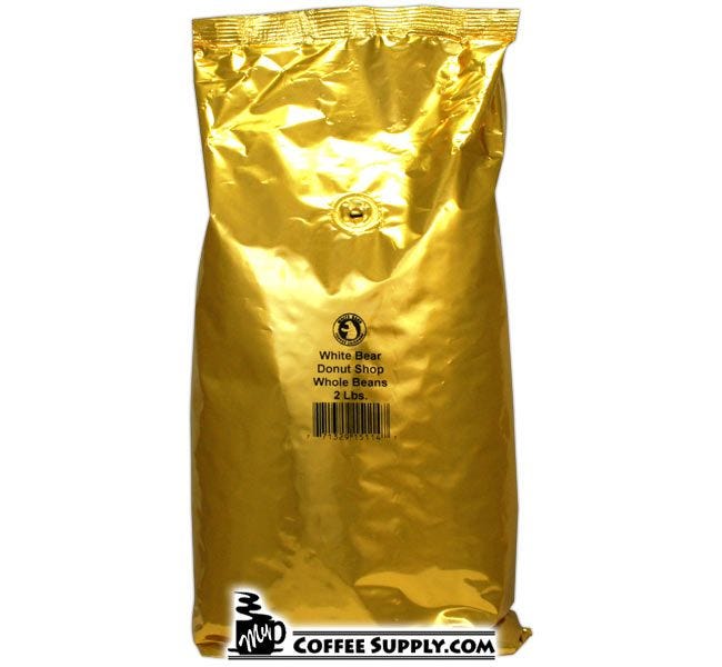 White Bear Donut Shop Whole Bean Coffee 2 lb. Bag