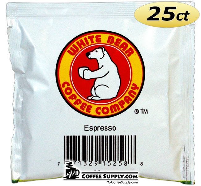 White Bear Espresso Coffee Pod