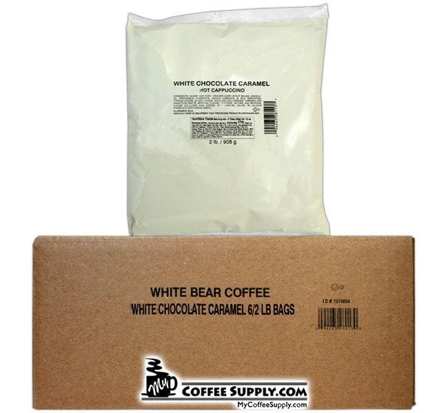 White Bear White Chocolate Caramel Cappuccino Mix