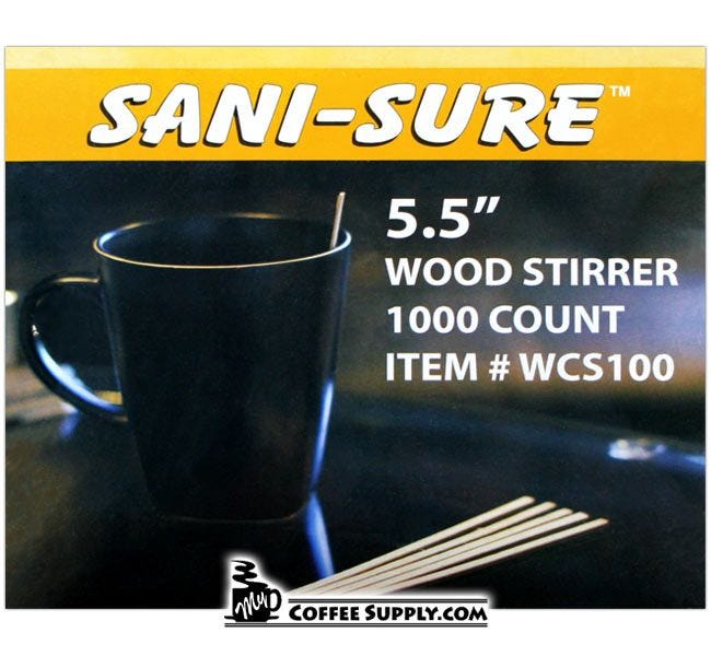 5.5 in. Wood Stirrer Stir Sticks